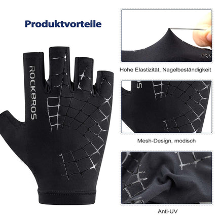 ROCKBROS Sommer atmungsaktive Sport - Radhandschuhe für Männer und Frauen (Fahrradhandschuhe) kaufen bei Linkreich – Jetzt entdecken!
