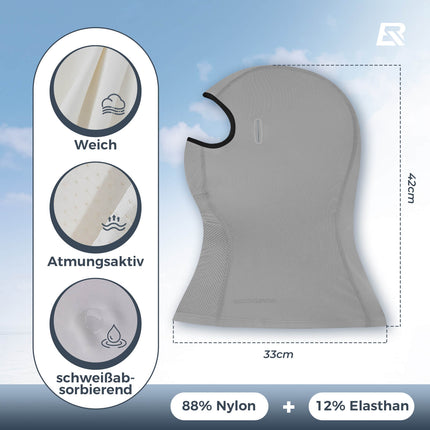 ROCKBROS Sommer Sturmhaube UPF40+ Balaclava Gesichtsmaske Schnelltrocknend (Sturmhaube & Gesichtsmaske) kaufen bei Linkreich – Jetzt entdecken!