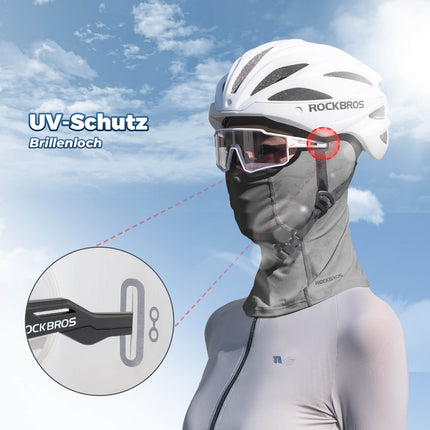 ROCKBROS Sommer Sturmhaube UPF40+ Balaclava Gesichtsmaske Schnelltrocknend (Sturmhaube & Gesichtsmaske) kaufen bei Linkreich – Jetzt entdecken!