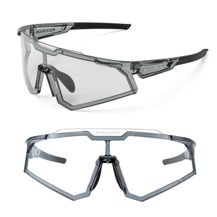 ROCKBROS Sonnenbrille Fahrradbrille Selbsttönend Outdoor UV400 Schutz