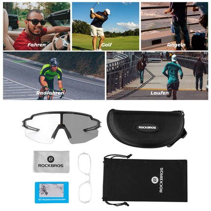 ROCKBROS Sonnenbrille für Männer & Frauen UV - Schutz Fahrradbrille (Fahrradbrille) kaufen bei Linkreich – Jetzt entdecken!