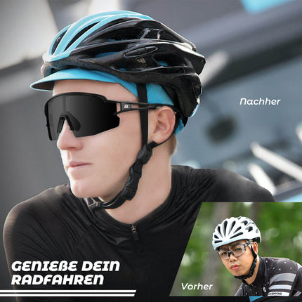 Unisex Fahrrad-Sonnenbrille mit Starkem UV-Schutz