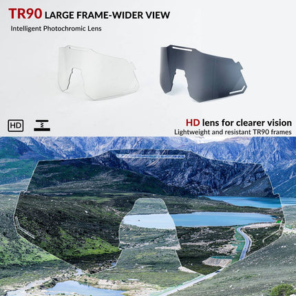 ROCKBROS Sonnenbrille UV400 Schutz Radsportbrille für Damen/ Herren (Fahrradbrille) kaufen bei Linkreich – Jetzt entdecken!