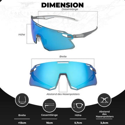 ROCKBROS Sonnenbrille Winddichte Fahrradbrille für Outdoor - Sportarten (Fahrradbrille) kaufen bei Linkreich – Jetzt entdecken!