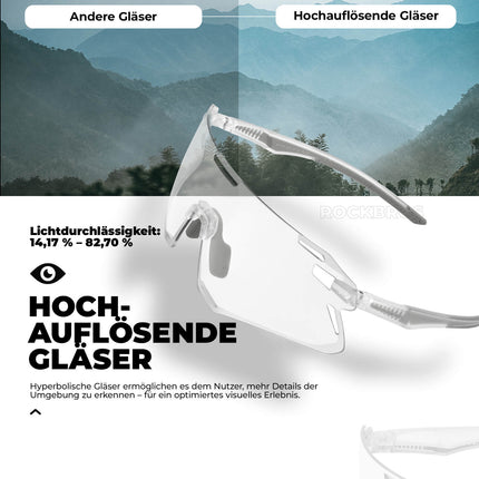 ROCKBROS Sonnenbrille Winddichte Fahrradbrille für Outdoor - Sportarten (Fahrradbrille) kaufen bei Linkreich – Jetzt entdecken!