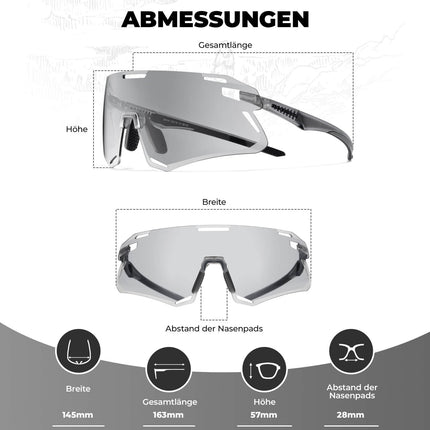 ROCKBROS Sonnenbrille Winddichte Fahrradbrille für Outdoor - Sportarten (Fahrradbrille) kaufen bei Linkreich – Jetzt entdecken!