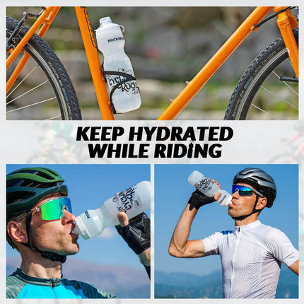 ROCKBROS Sport Trinkflasche 750ml Fahrrad Wasserflasche BPA - Frei (Fahrradflasche) kaufen bei Linkreich – Jetzt entdecken!