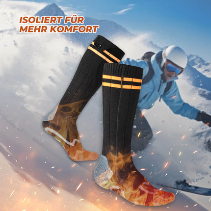 ROCKBROS Sportsocken Fahrradsocken Winter Heizsocken Wiederaufladbar 5000mAh (Fahrradsocken) kaufen bei Linkreich – Jetzt entdecken!