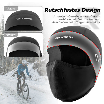 ROCKBROS Sturmhaube Balaclava Fleece Unterhelm für Fahrrad und Ski (Sturmhaube & Gesichtsmaske) kaufen bei Linkreich – Jetzt entdecken!