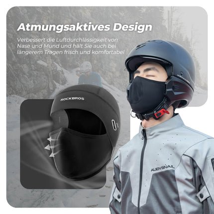 ROCKBROS Sturmhaube Balaclava Fleece Unterhelm für Fahrrad und Ski (Sturmhaube & Gesichtsmaske) kaufen bei Linkreich – Jetzt entdecken!