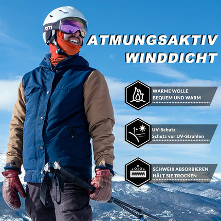 ROCKBROS Sturmhaube 2er Set Herbst Winter Balaclava für Outdoorsports Unisex