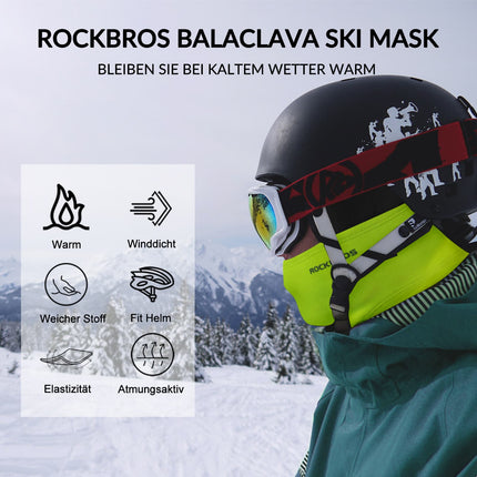 ROCKBROS Sturmhaube Herbst Winter Balaclava für Outdoorsports Unisex (Sturmhaube & Gesichtsmaske) kaufen bei Linkreich – Jetzt entdecken!