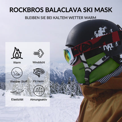 ROCKBROS Sturmhaube Herbst Winter Balaclava für Outdoorsports Unisex (Sturmhaube & Gesichtsmaske) kaufen bei Linkreich – Jetzt entdecken!