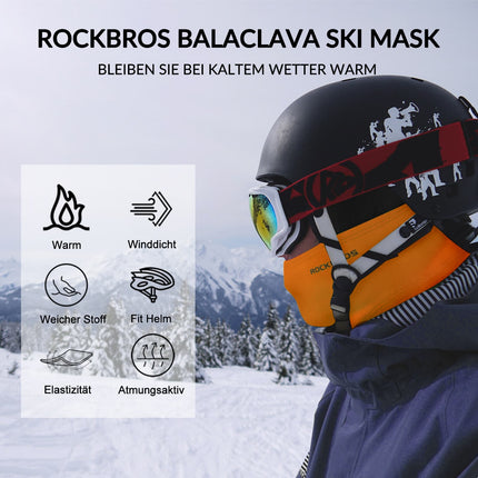 ROCKBROS Sturmhaube Herbst Winter Balaclava für Outdoorsports Unisex (Sturmhaube & Gesichtsmaske) kaufen bei Linkreich – Jetzt entdecken!