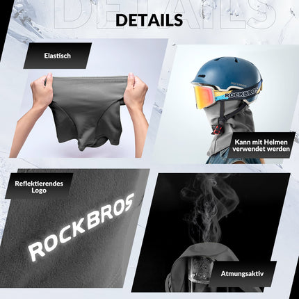 ROCKBROS Sturmhaube Herbst Winter Balaclava für Outdoorsports Unisex (Sturmhaube & Gesichtsmaske) kaufen bei Linkreich – Jetzt entdecken!