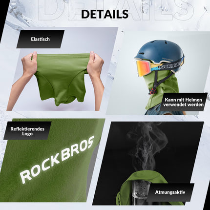 ROCKBROS Sturmhaube Herbst Winter Balaclava für Outdoorsports Unisex (Sturmhaube & Gesichtsmaske) kaufen bei Linkreich – Jetzt entdecken!