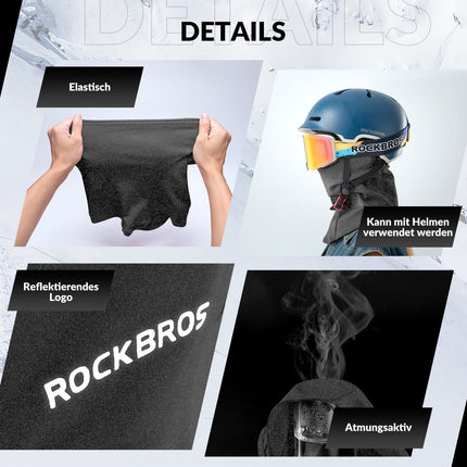 ROCKBROS Sturmhaube Herbst Winter Balaclava für Outdoorsports Unisex (Sturmhaube & Gesichtsmaske) kaufen bei Linkreich – Jetzt entdecken!