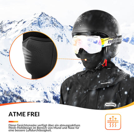 ROCKBROS Sturmhaube Herbst/Winter Balaclava Gesichtsmaske Warm Mit Brillenloch (Sturmhaube & Gesichtsmaske) kaufen bei Linkreich – Jetzt entdecken!