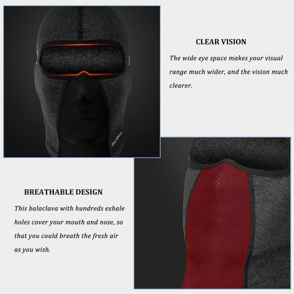 ROCKBROS Sturmhaube Warm Fahrrad Gesichtsmaske Balaclava 54 - 62CM Unisex (Sturmhaube & Gesichtsmaske) kaufen bei Linkreich – Jetzt entdecken!