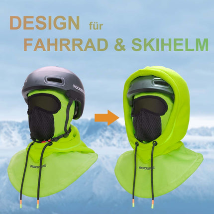 ROCKBROS Sturmhaube Winddicht Fahrrad Full Face Gesichtshaube für Radfahren Skifahren (Sturmhaube & Gesichtsmaske) kaufen bei Linkreich – Jetzt entdecken!
