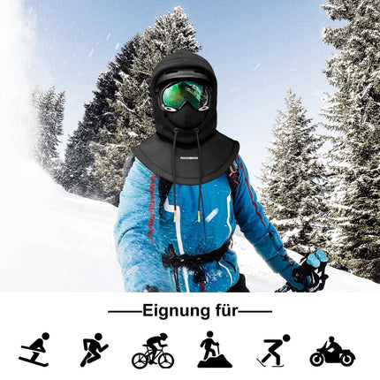 ROCKBROS Sturmhaube Winddicht Fahrrad Full Face Gesichtshaube für Radfahren Skifahren (Sturmhaube & Gesichtsmaske) kaufen bei Linkreich – Jetzt entdecken!