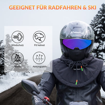 ROCKBROS Sturmhaube Winddicht Fahrrad Full Face Gesichtshaube für Radfahren Skifahren (Sturmhaube & Gesichtsmaske) kaufen bei Linkreich – Jetzt entdecken!