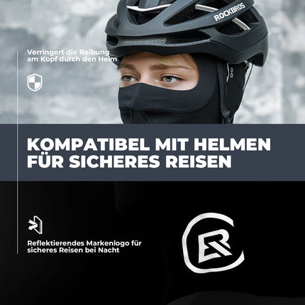 ROCKBROS Sturmhaube Winddichte atmungsaktive Fleece - Balaclava für Outdoor - Sport Unisex (Sturmhaube & Gesichtsmaske) kaufen bei Linkreich – Jetzt entdecken!