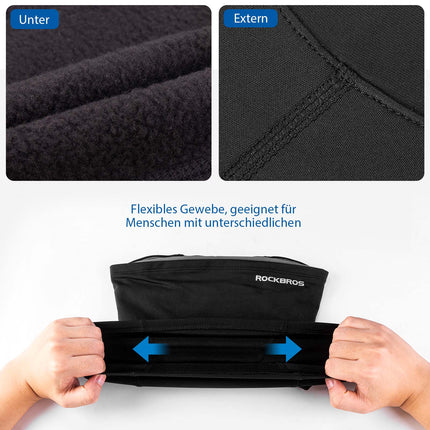 ROCKBROS Sturmhaube winddichte Unterhelmmütze aus warmem Fleece Schwarz (Sturmhaube & Gesichtsmaske) kaufen bei Linkreich – Jetzt entdecken!