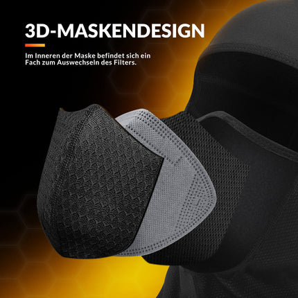 ROCKBROS Sturmhaube Winter Balaclava Gesichtsmaske Warm Winddicht (Sturmhaube & Gesichtsmaske) kaufen bei Linkreich – Jetzt entdecken!