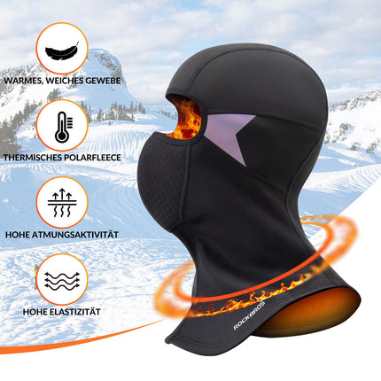 ROCKBROS Sturmhaube Winter Balaclava Gesichtsmaske Warm Winddicht (Sturmhaube & Gesichtsmaske) kaufen bei Linkreich – Jetzt entdecken!