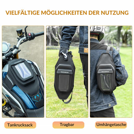 ROCKBROS Tankrucksack Motorrad Beintasche mit Magnetische-Absaugung