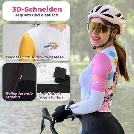 ROCKBROS TVI Damen Kurzarm - Radtrikot Fahrradbekleidung Schnelltrocknend (Fahrradtrikot) kaufen bei Linkreich – Jetzt entdecken!