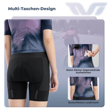 ROCKBROS TVI Damen Kurzarm - Radtrikot Sommer Schnelltrocknend mit 3 Taschen (Fahrradtrikot) kaufen bei Linkreich – Jetzt entdecken!