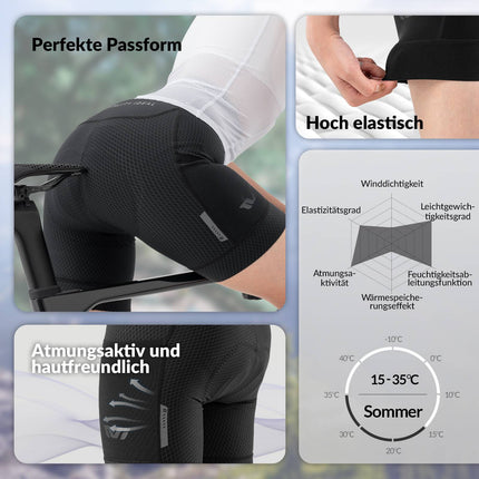 ROCKBROS TVI Radlerhose Damen Gepolstert mit Tasche Atmungsaktive (Fahrradhose) kaufen bei Linkreich – Jetzt entdecken!