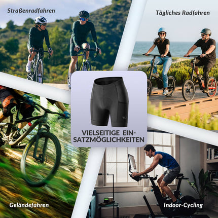 ROCKBROS TVI Radlerhose Damen Gepolstert mit Tasche Atmungsaktive (Fahrradhose) kaufen bei Linkreich – Jetzt entdecken!