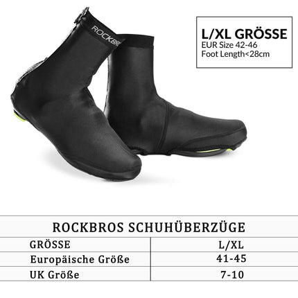 ROCKBROS Überschuhe Wasserabweisend Fahrrad Überzieher Winddicht Shoe Cover (Fahrrad Überschuhe) kaufen bei Linkreich – Jetzt entdecken!