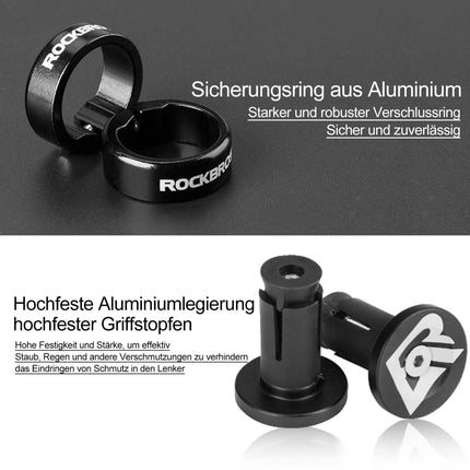 ROCKBROS Ultra - Leicht Fahrradgriffe aus Gummi mit Aluminium Lock - on Design (Fahrradgriffe) kaufen bei Linkreich – Jetzt entdecken!