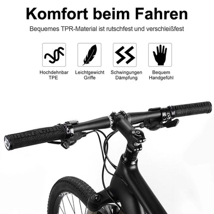 ROCKBROS Ultra - Leicht Fahrradgriffe aus Gummi mit Aluminium Lock - on Design (Fahrradgriffe) kaufen bei Linkreich – Jetzt entdecken!