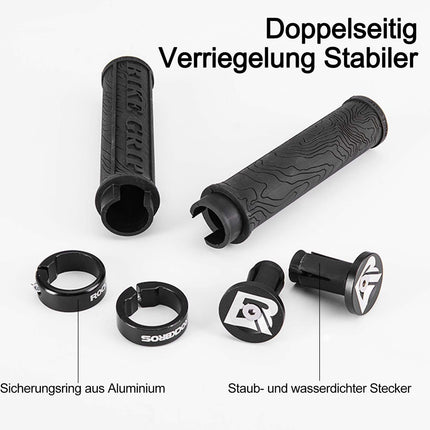 ROCKBROS Ultra - Leicht Fahrradgriffe aus Gummi mit Aluminium Lock - on Design (Fahrradgriffe) kaufen bei Linkreich – Jetzt entdecken!