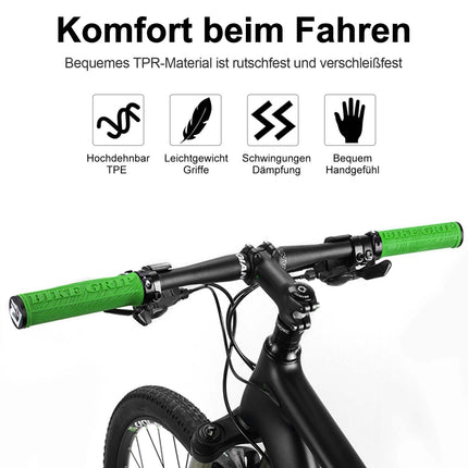 ROCKBROS Ultra - Leicht Fahrradgriffe aus Gummi mit Aluminium Lock - on Design (Fahrradgriffe) kaufen bei Linkreich – Jetzt entdecken!