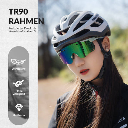 ROCKBROS Ultraleicht Fahrradbrille Selbsttönende Sonnenbrille mit UV400 - Schutz (Fahrradbrille) kaufen bei Linkreich – Jetzt entdecken!