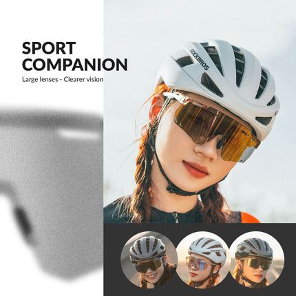 ROCKBROS Ultraleicht Fahrradbrille Selbsttönende Sonnenbrille mit UV400 - Schutz (Fahrradbrille) kaufen bei Linkreich – Jetzt entdecken!