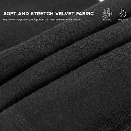 ROCKBROS Unisex Beinlinge Beinwärmer Winddicht Warm Schwarz S - 4XL (Fahrrad Mütze) kaufen bei Linkreich – Jetzt entdecken!