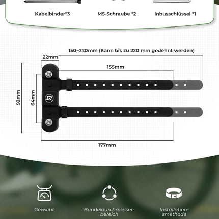 ROCKBROS Universal Flaschenhalter für Fahrrad Kein Stanzen Basis für Umbau (Fahrrad Flaschenhalter) kaufen bei Linkreich – Jetzt entdecken!