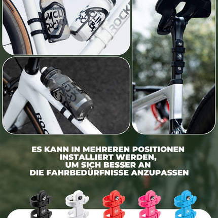 ROCKBROS Universal Flaschenhalter für Fahrrad Kein Stanzen Basis für Umbau (Fahrrad Flaschenhalter) kaufen bei Linkreich – Jetzt entdecken!