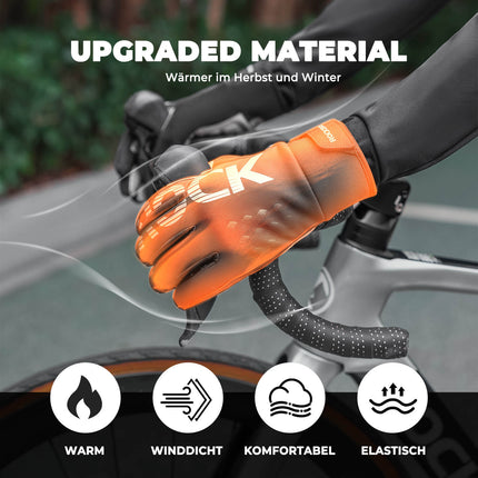 ROCKBROS Vollfinger Handschuhe Fahrradhandschuhe mit Touchscreenfunktion (Fahrradhandschuhe) kaufen bei Linkreich – Jetzt entdecken!