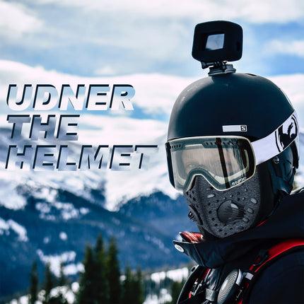 ROCKBROS Warme Sturmhaube Winter Fleece Halswärmer mit Atemfilter (Sturmhaube & Gesichtsmaske) kaufen bei Linkreich – Jetzt entdecken!