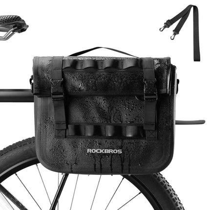 ROCKBROS Wasserdicht Fahrrad Gepäckträgertasche mit Schultergurt hinten 15L (Fahrradtaschen) kaufen bei Linkreich – Jetzt entdecken!