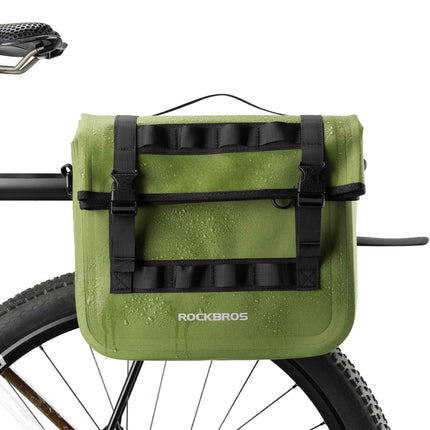 ROCKBROS Wasserdicht Fahrrad Gepäckträgertasche mit Schultergurt hinten 15L (Fahrradtaschen) kaufen bei Linkreich – Jetzt entdecken!