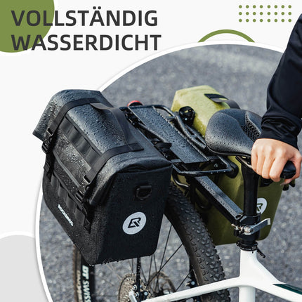 ROCKBROS Wasserdicht Fahrrad Gepäckträgertasche mit Schultergurt hinten 15L (Fahrradtaschen) kaufen bei Linkreich – Jetzt entdecken!